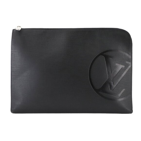Louis Vuitton Handbags - LOUIS VUITTON Epi Pochette Jour GM Clutch Bag Black M63519 90285172